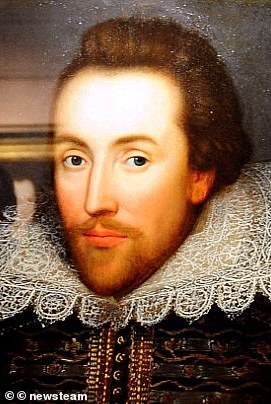Pictured: A portrait of William Shakespeare