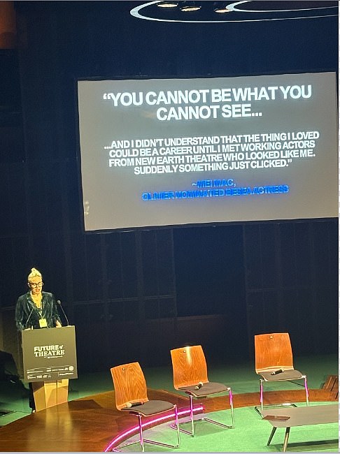 Katie Gilchrist, presented the idea as part of The Stage's Future of Theatre conference