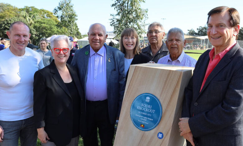 Koori Knockout Legacy Commemorated With State Heritage Plaque Koori Knockout Legacy Commemorated With State Heritage Plaque